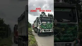 IRON MAN AND ZORO TEAM JDE #fypyoutube #truckdriving #fypviral