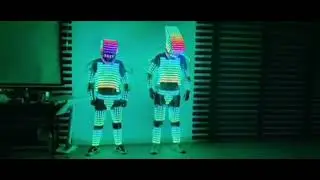 A LED costume for the future of fashion.