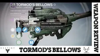 Tormod's Bellows Iron Banner Legendary Rocket Launcher PVP and PVE Review