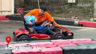 Became a Race Car Driver! 🏎️ Go Karting at I-City Shah Alam | Azz World