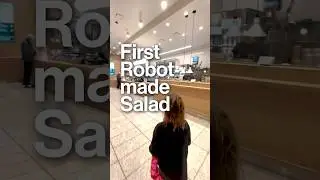 The Infinite Kitchen salad-making robot at @sweetgreen