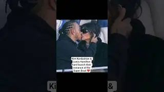 Kim Kardashian & Lewis Hamilton hard launch their romance at the Super Bowl ❤️