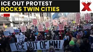 Rally Against ICE LIVE | Minnesota Says &ldquo;ICE Out!&rdquo; With Large March, Closures And Defiant Chants