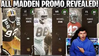 91 MICHAEL IRVIN, REGGIE WHITE, AND MORE! ALL MADDEN PROMO REVEALED!