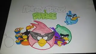 Angry Birds Space Drawing🚀