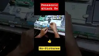 #panasonic 43inch Led TV no Pictures