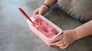 De glace aux fraises express sans sorbeti&egrave;re 🍨🍨🍨