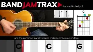 The Road To Hell Pt2- Chris Rea | EASY GUITAR LESSON | Scrolling Chords & Lyrics