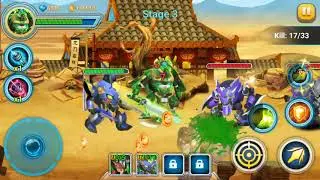 APPLE MARKSMANSHIP with COCONUT DOUBLE SWORD | SUPERHERO FRUIT gameplay | UNIMOB GAMES