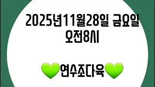 11월28🧡연수조