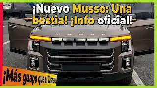 ¡El nuevo KGM Musso sorprende con su diseño! Más imponente que el Tasman y el sucesor de Rexton