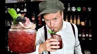 BRAMBLE COCKTAIL OPSKRIFT - GIN OG BROMBÆR DRINK!