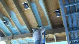 Closed Cell Spray Foam as Wind Uplift Protection for Outside Porch and Deck Areas