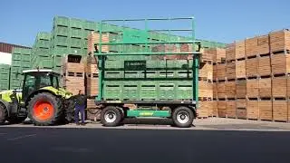 Gro&szlig;kistentransportfahrzeug