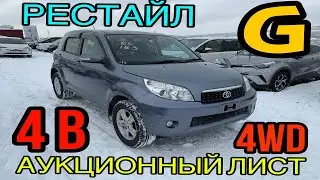Toyota Rush 2008 год, Рестайлинг, 4WD, 4 балла💫