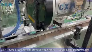 labeling machine|60ml e liquid bottle tax stamp labeling machine|vape box tax stamp labeling machine