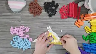 New Inclusive Progress LEGO Pride flag build
