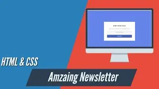 CREATE NEWSLETTER USING HTML CSS ONLY | WEBCODE #html #css #webdesign