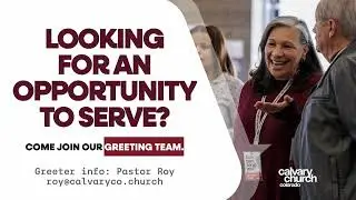 Wednesday Evening Service (7PM)