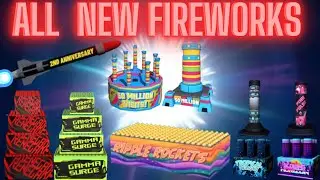 All new fireworks in fireworks playground roblox