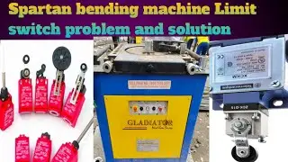Limit switch problem in Spartan bending machine#viral@spartan✅Limit switche repairing work done ✅