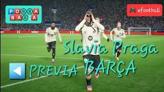 Slavia Praga vs FC Barcelona - Champions League - PREVIA - Efootball