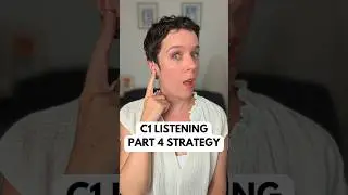 C1 Advanced (CAE) Listening Part 4 tip #c1english #caexamprep #c1advanced #cambridgeadvanced #listen