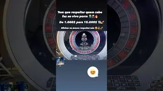 Respeitar o rei 👑 2 Fichas na messa 🎯🦅🥂. #roleta #casino #poucasfichas #bancabaixa #dinheiro