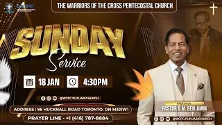 Sunday Prayer Service (18-01-2026) The Warriors of the Cross Pentecostal Church WCPC Punjabi Church