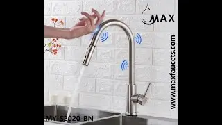 MAX Faucets | Smart Touch S11 Kitchen Faucet Model # MY-S2020-BN.