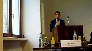 Beigeordneter  Dr. Helmut Fogt auf der 7. Konferenz der Ratsmitglieder im St&auml;dtetag NRW 2012