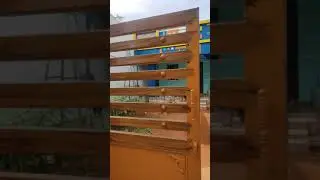 Steel Gate make wood | teakwood polishing procedure | Gate painting | Tamilan Aadhan