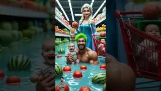 💝Evolution of cat 😡 the bodybuilder man and his family in Mall 🤩 PP Milky ✅#shortsfeed #cat #cute