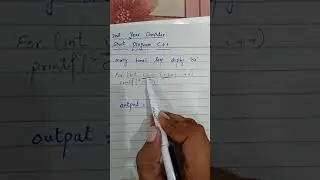C++ short programs (output) || viral || 2nd year computer