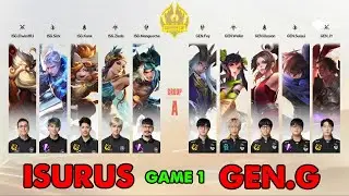 Honor Of Kings | KIC2022 | Group Stage: Isurus vs Gen.G Game 1