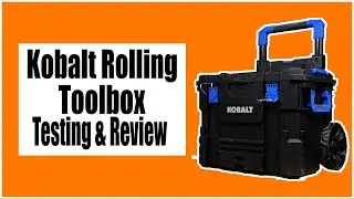 Kobalt Rolling Toolbox Review! This thing is indestructible!
