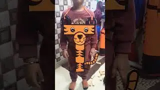 T tiger prop for students for activity #viralvideo #art #mandalamandala #youtubeshorts #youtube