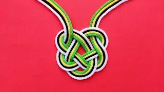 4 Strand Celtic Heart Knot - Paracord Lanyard Knot - Unique Accessories Macrame Necklace Ideas