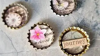V&iacute;čka od l&aacute;hv&iacute;,jako dekorace/repurposing Bottle Caps Into Cute Decoratoins
