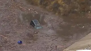 Dramatic rescues follow deadly California mudslides