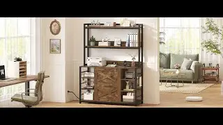 SEDETA File Cabinet with Open Storage Shelf for Home Office