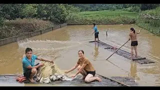 Full video: 10 days of fishing, making concrete roads, and cooking together as a family.