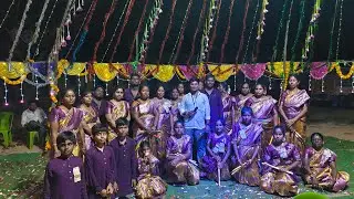 The women sang beautifully, making the group shine. 🔥Thamballapalle🔥Kolata team. Master M.Bharath Kumar