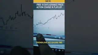 Day 3- How to draw support resistance and trendlines | free advance price action trading course