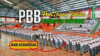 Bergelora! Santri MAWI Ikuti Lomba PBB Di Gor Satria Purwokerto