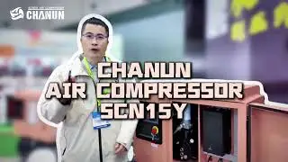 Designed for tire shops ! CHANUN SCN15Y 11kW/16bar Screw Compressor! #chanun #chanuncompressor