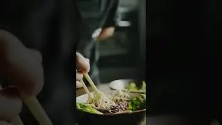 A Chef Checking The Noodles Of Bowl Dish
