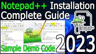 How to install Notepad++ on Windows 10/11 [2023 Update] Complete step by step guide | Demo HTML Code