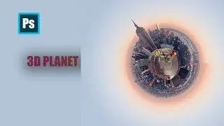 How To Make A 3D Planet Effect Using Photoshop Tutorial