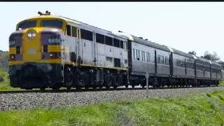 Australian Trains: ALCO Locomotive  #4464 at Goulburn